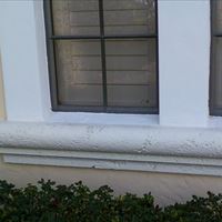 Concrete Window Sill After - Patriot SoftWash