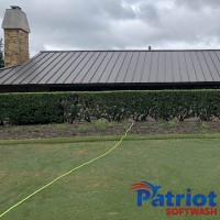 Metal Roof Colleyville Before - Patriot SoftWash