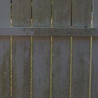 Painted Wood Fencing Before - Patriot SoftWash