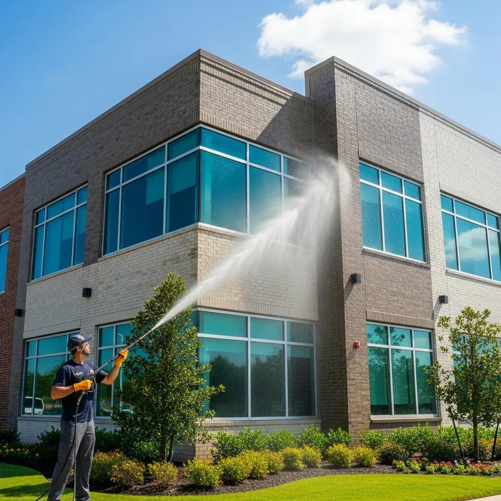 Boost Curb Appeal: Commercial Exterior Cleaning in Plano, TX