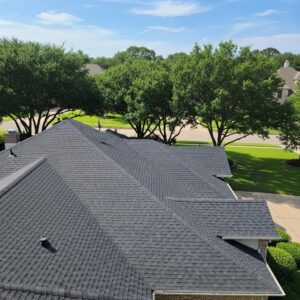 Clean roof in Plano, TX showcasing regular roof maintenance benefits