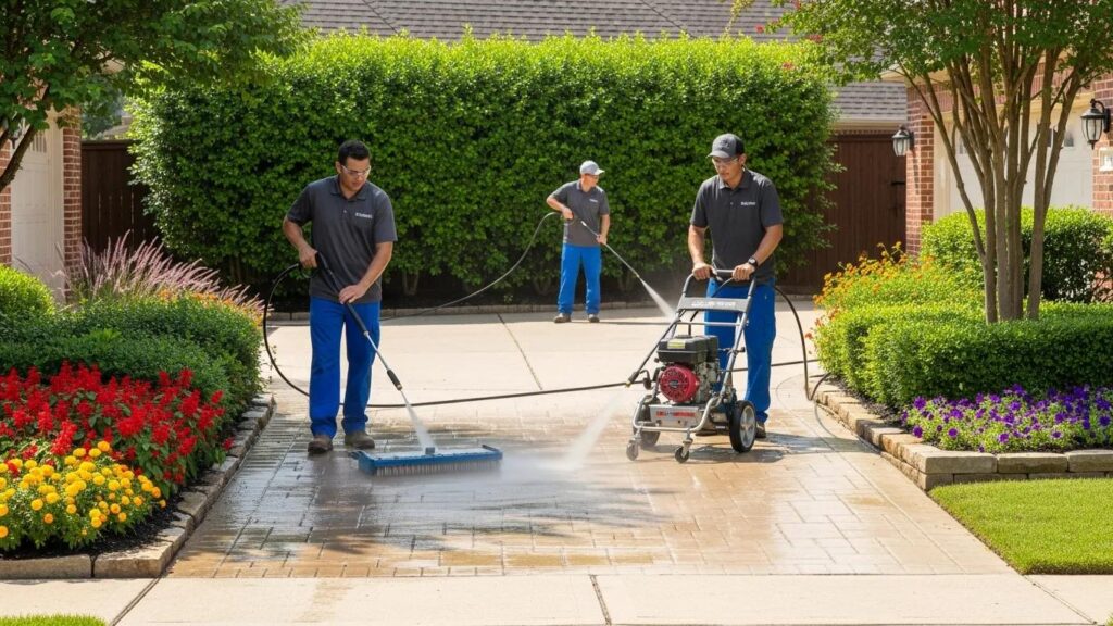 Discover the Top Benefits of Professional Driveway Cleaning Services for Your Plano Home