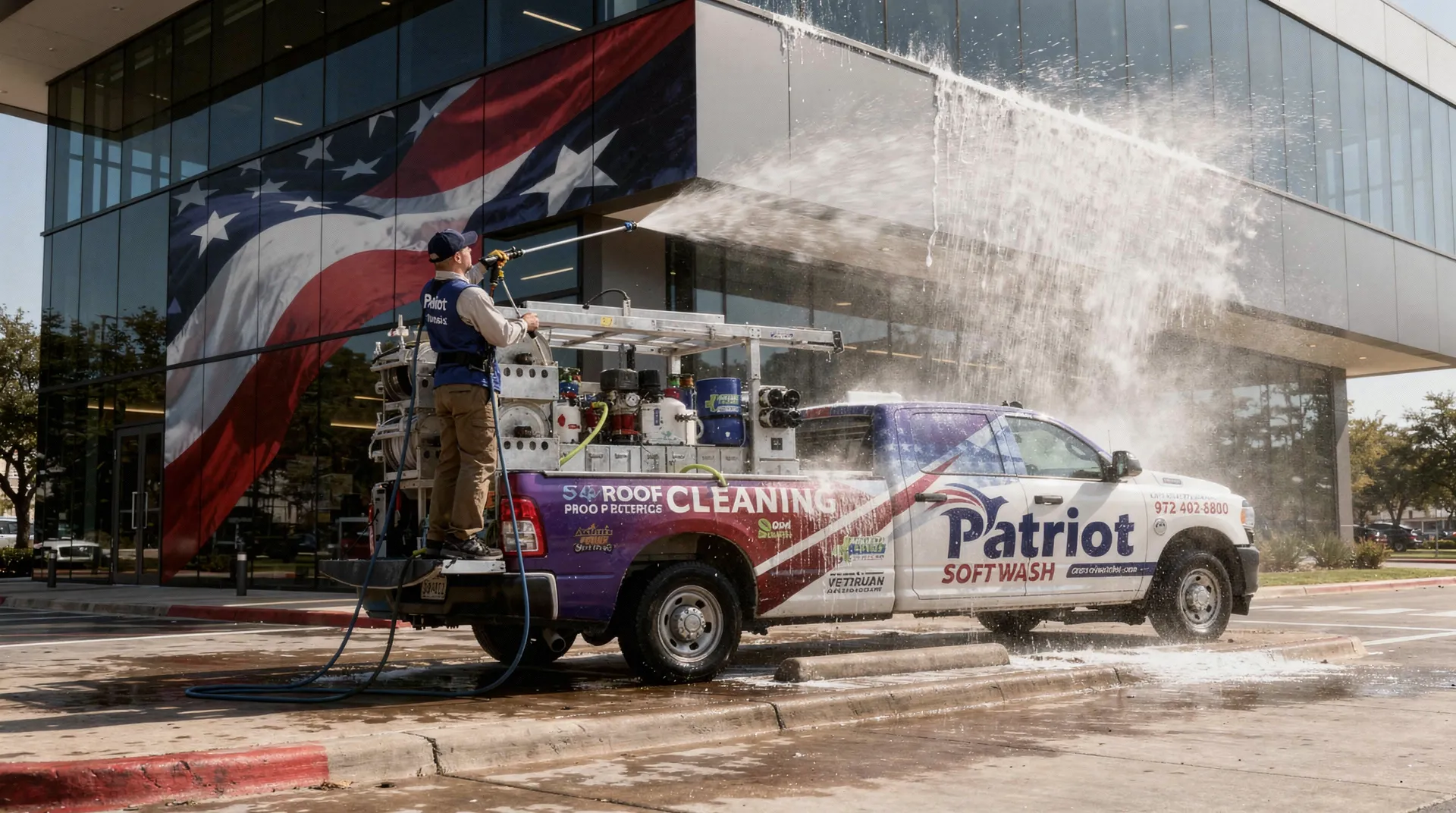 The average cost to pressure wash a house in Dallas is approximately $293, with most