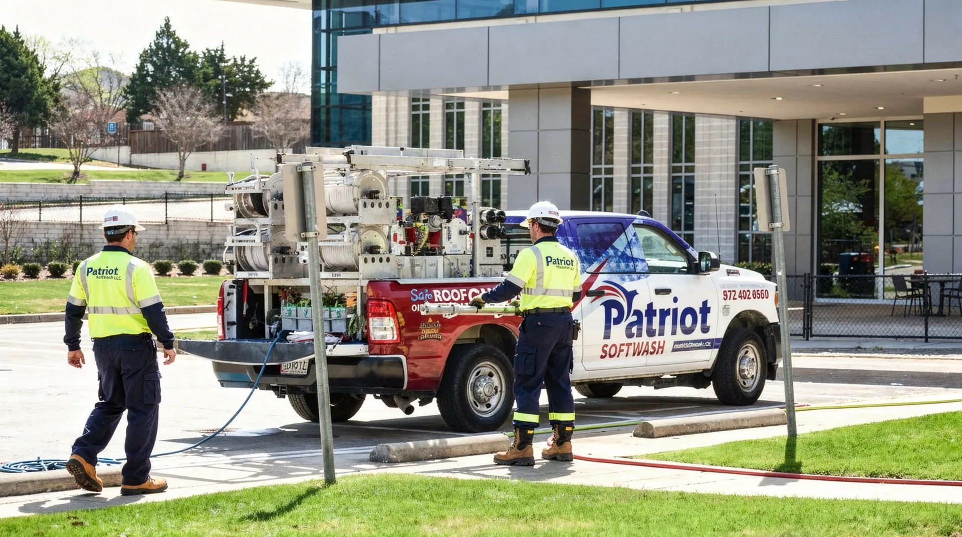 A clean exterior creates an immediate positive experience that makes prospective clients and partners more